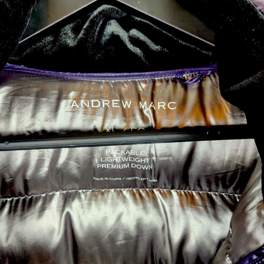 NWOT Andrew Marc Down Long Puffer Coat XL